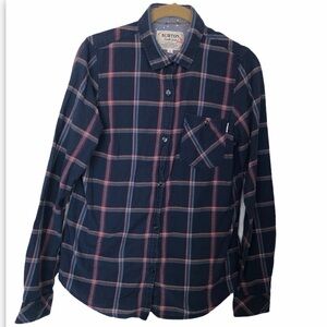 BURTON Plaid Button Down Shirt Long Sleeve Small
